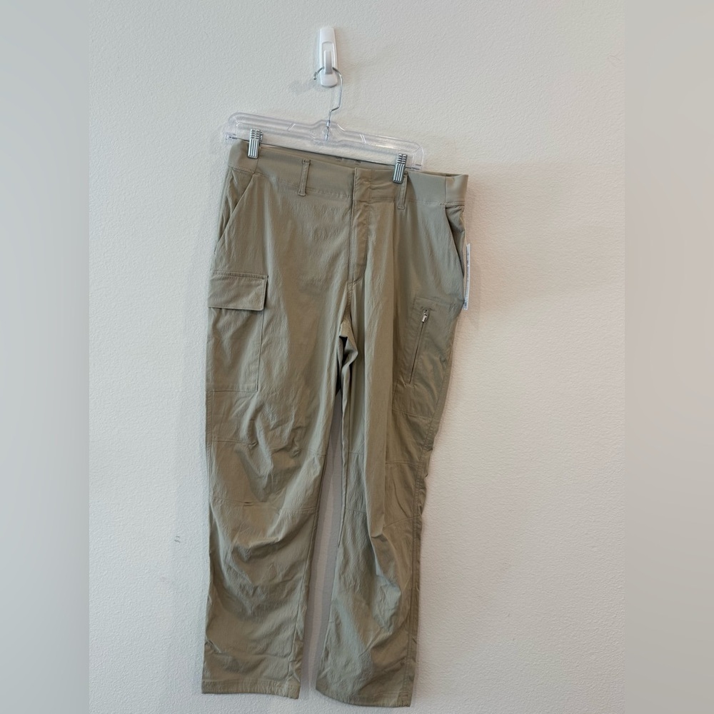 NWT Athleta Trekkie Utility Cargo Beige Pants - Picture 3 of 5
